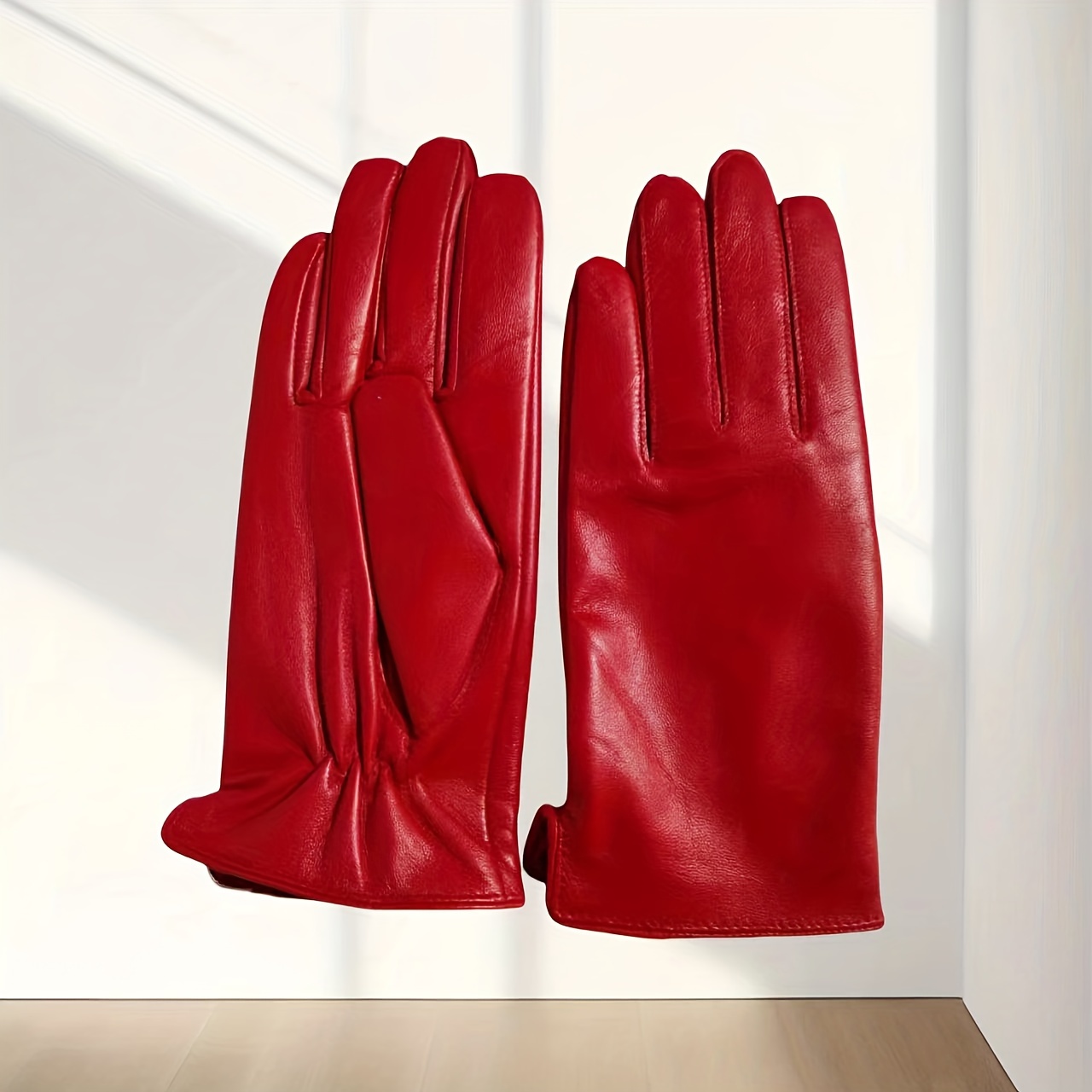 

Elegant Women's Genuine Gloves - Soft, Breathable Lined For & Style, Non-slip, Festivals, For Winter, Autumn