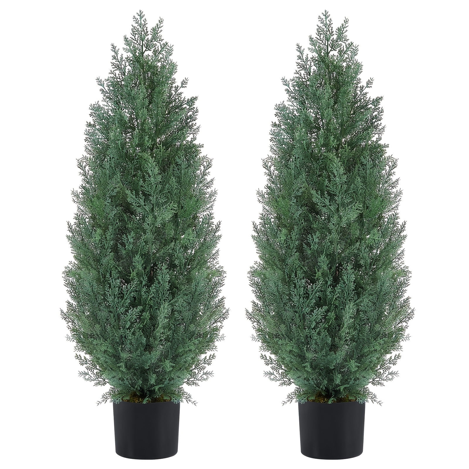 artificial outdoor shrubs sold on Temu United States