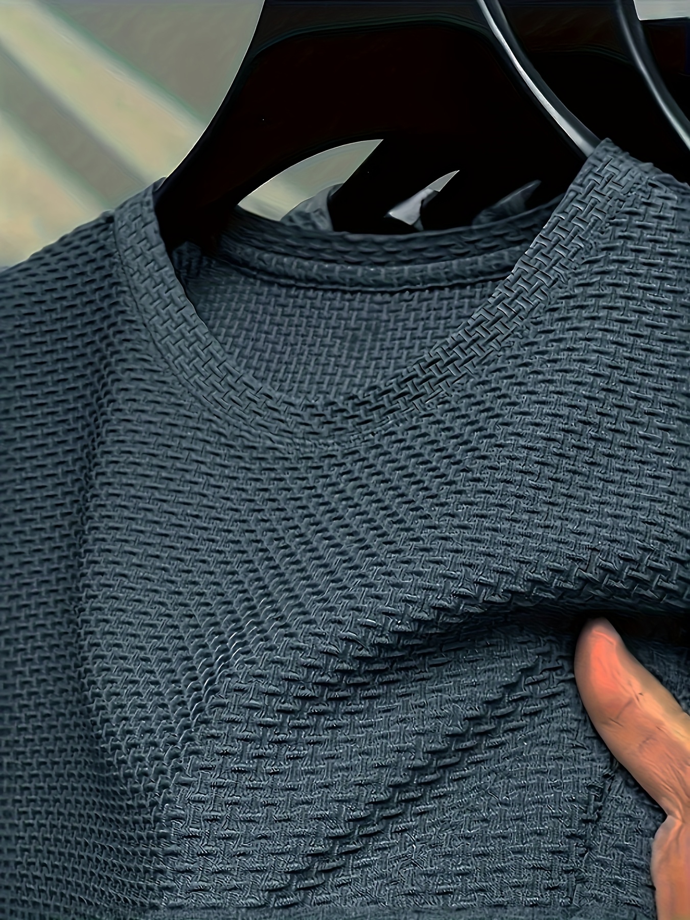 1pc Men's Ice Silky Fiber Crew Neck T-Shirt - Breathable Moisture-Wicking Workout Tee, Loose Fit Short Sleeve for Gym & Casual Wear, Lightweight Non-See-Through Fabric