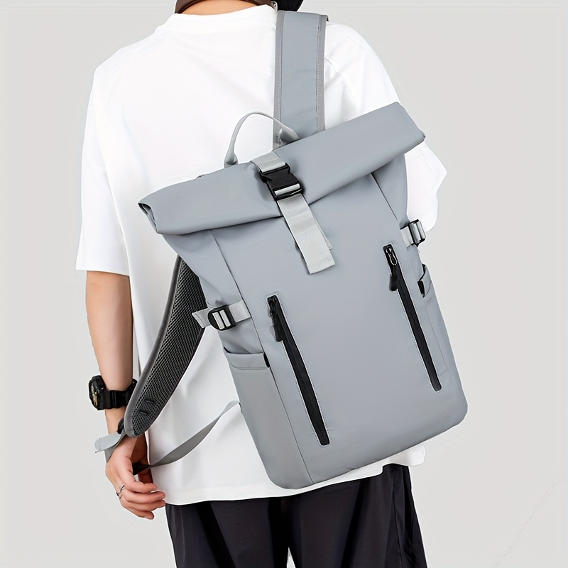 Hiking Backpack, Men's Simple Fashion Shoulder Bag, Large Capacity, Suitable for Commuting, Hiking, Outings, Travel and Business Trips