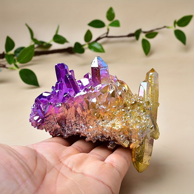 sparkling stunning electroplated purple - Temu display picture 3