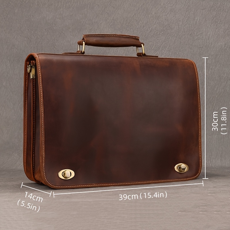 Premium Top-Grain Leather Texture