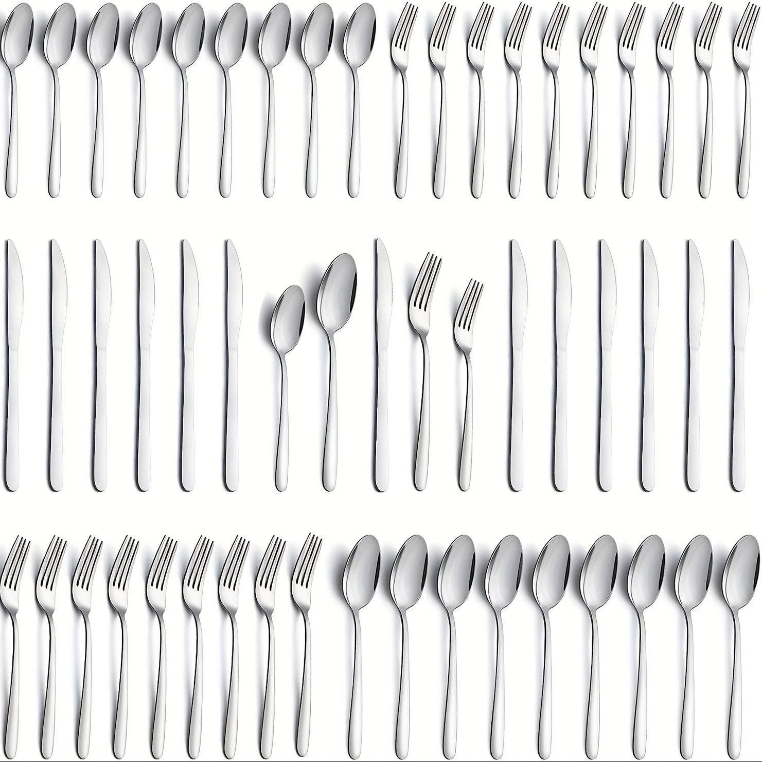 food grade stainless steel flatware set silverware set - Temu Canada