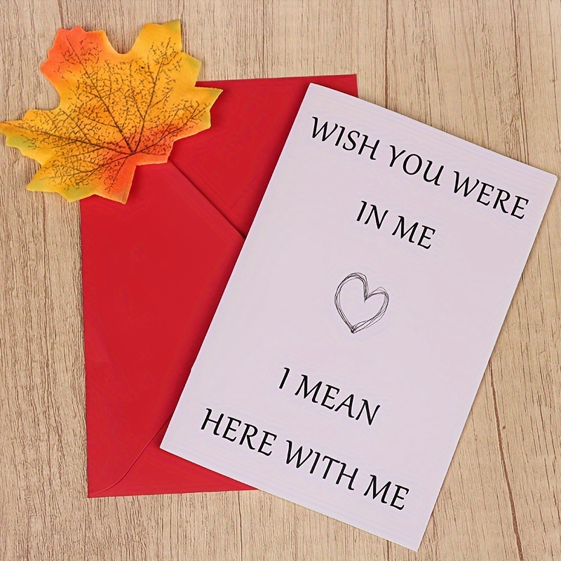 

1pc Pattern Personalized Greeting For Anyone - '' , For 's Day, Anniversaries & Birthdays