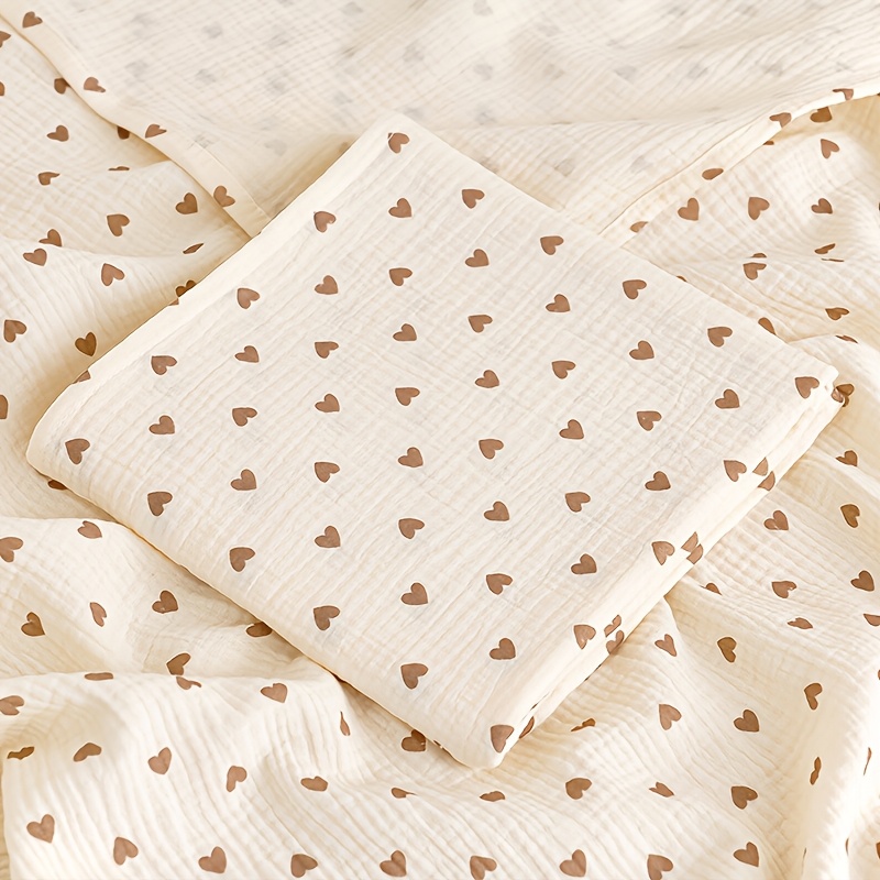 1-pack Double-layer Baby Swaddle Blanket, From, 100% Material, Soft And Breathable, Lightweight And Easy To Carry