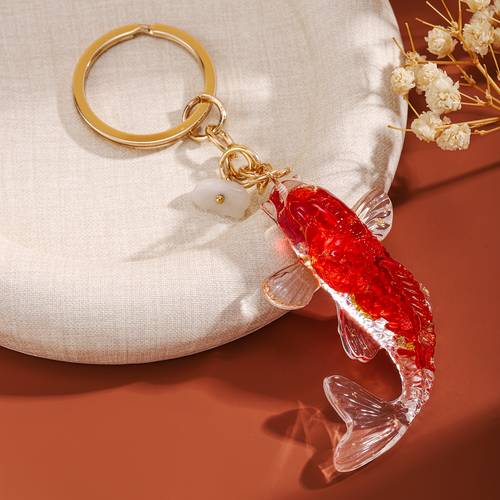 stone crystal little amulet keychain small gift car pendant