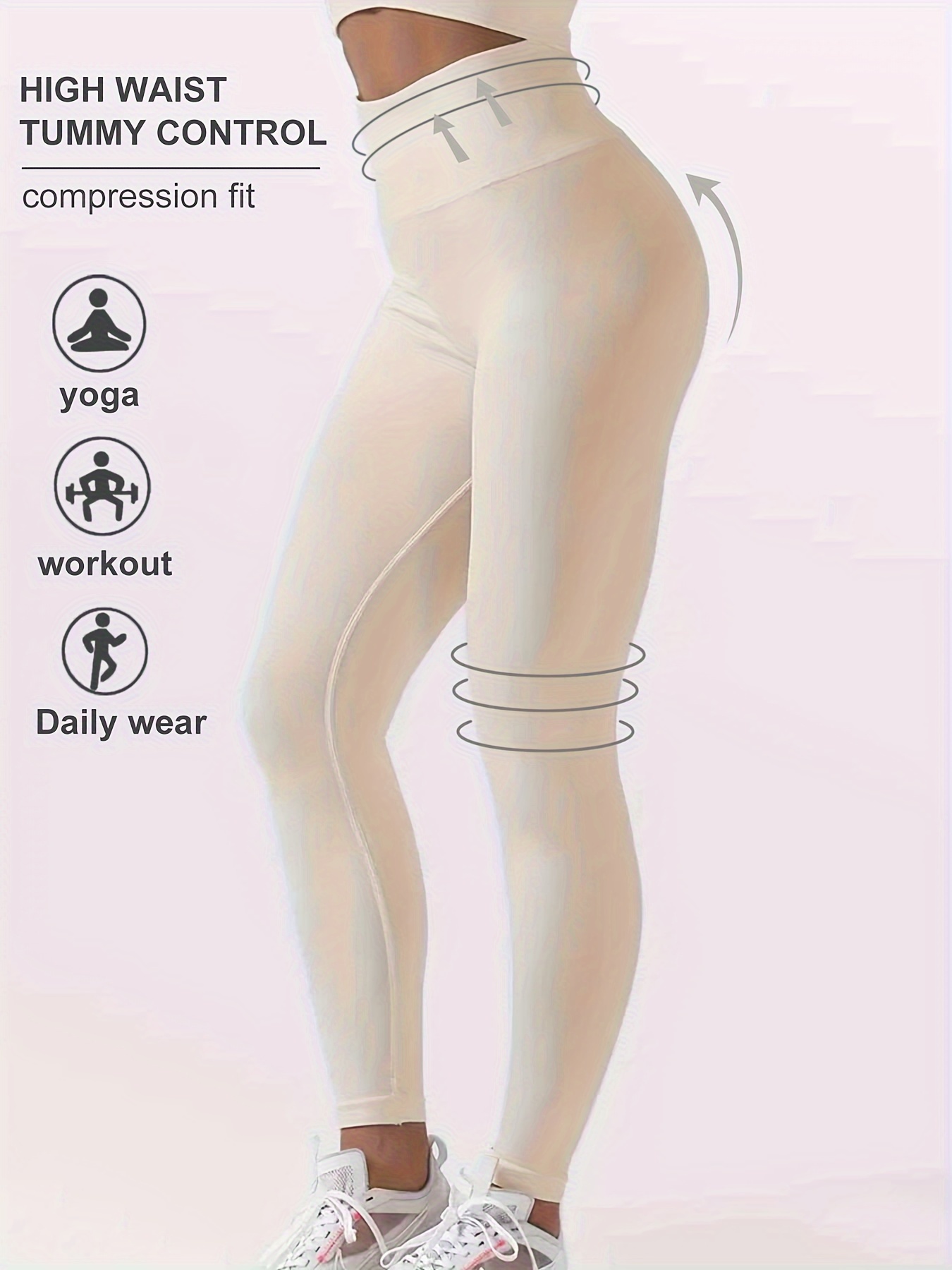 High Waist 8-15mmHg Butt Lifting Thigh Slimmer Compression Support Shapewear  Pantyhose