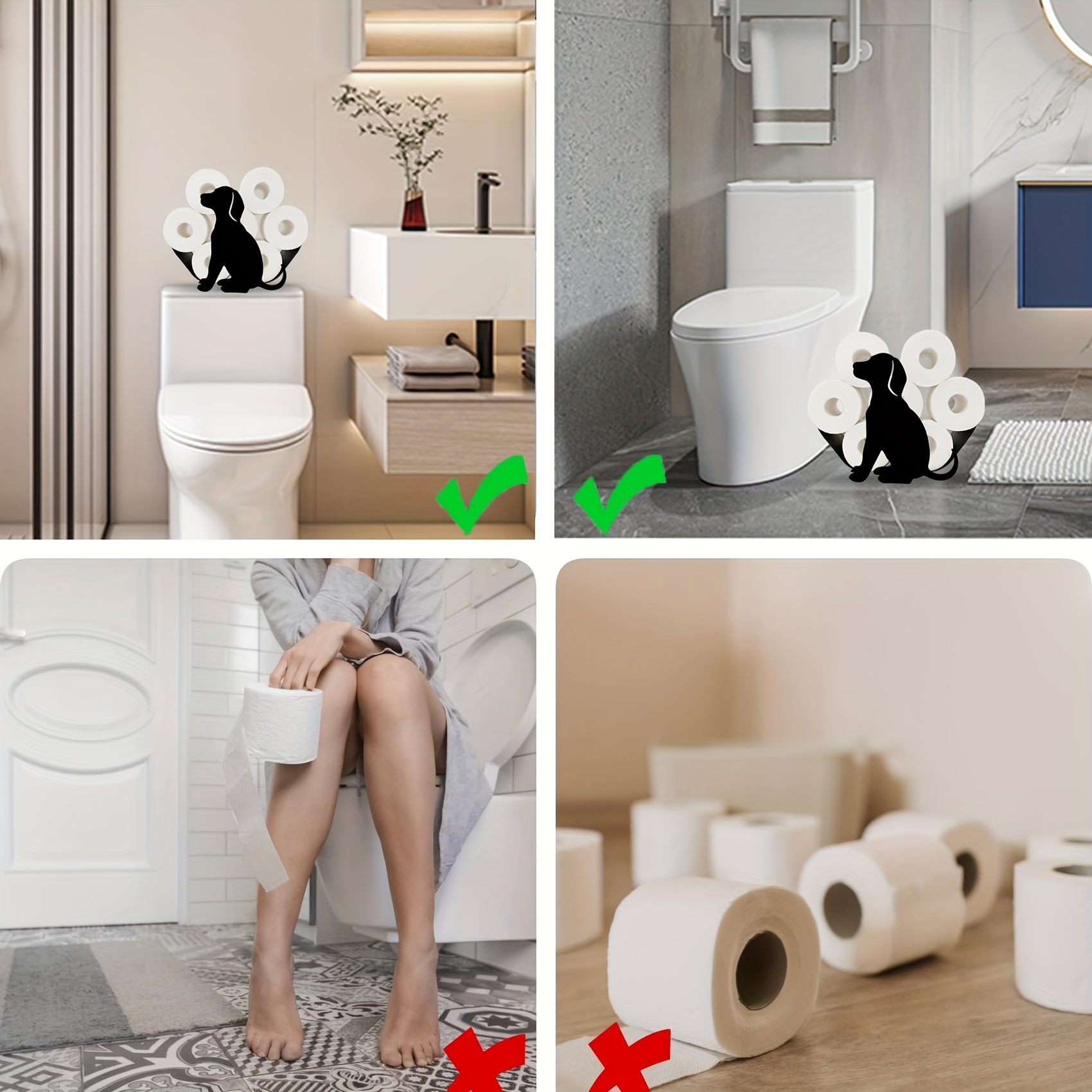 Amazon｜ペーパータオルホルダー トイレットペーパーロール