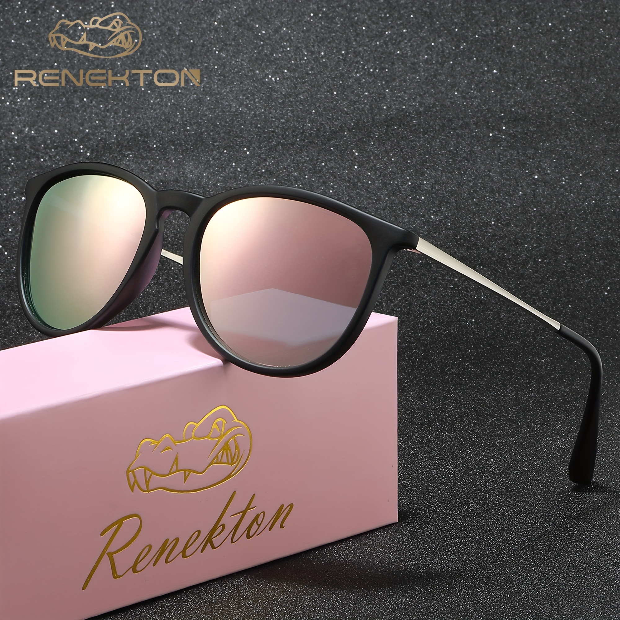 Image of Renekton Unisex Fashion Polarized Fashion Glasses For Outdoor Driving, Fishing, Parties, Travel, Gatherings, Casual Fashion, Photography, Counter Display, And Gift Packaging