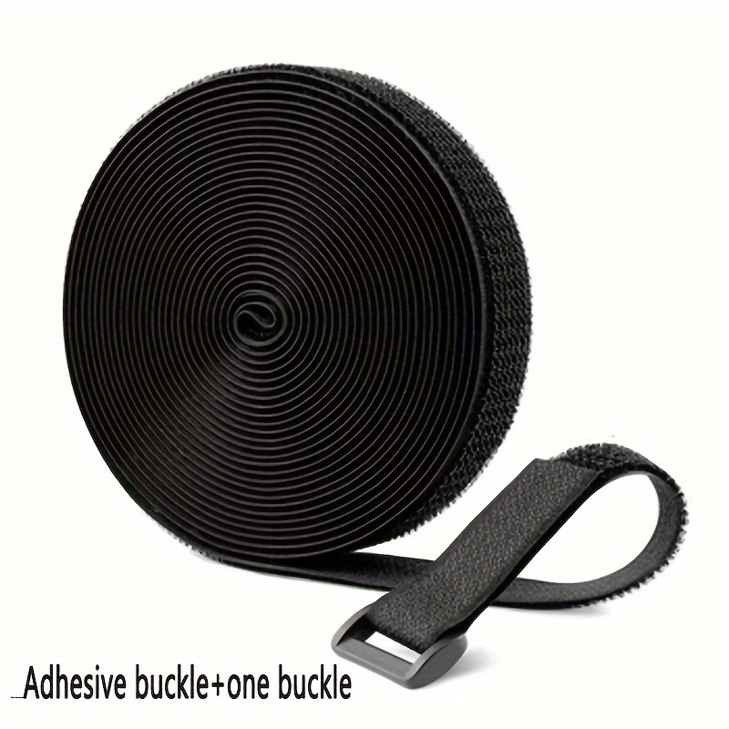 

5m/196.85in Nylon Hook Adhesive Cable Organizer Without Glue, Self-adhesive Hook Cable Organizer