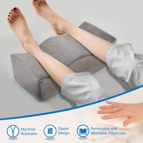 leg pillows with soft memory foam cushion pillow leg rest cushion ankle leg positioning cushion pad for knee leg arm supporter hand lifting pillow