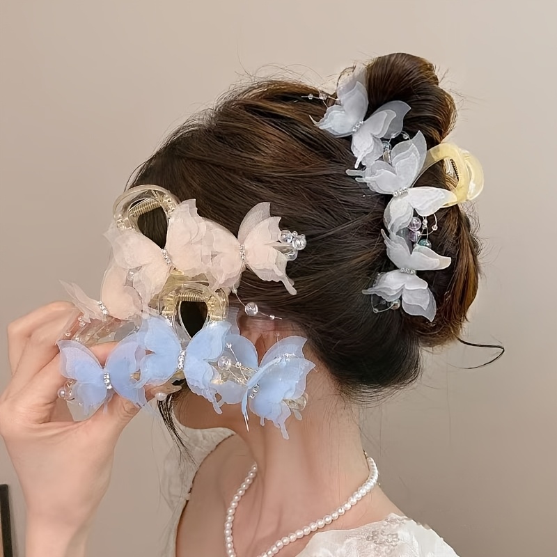 5Pcs Hair Clips Elegant Claw Clipsshark Clip Set