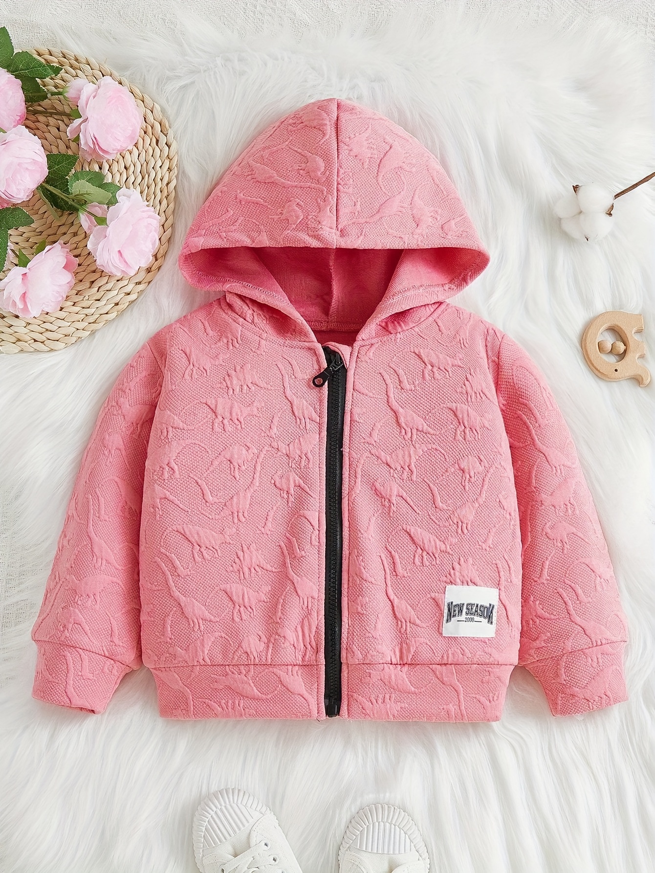 Girls best sale dinosaur jacket