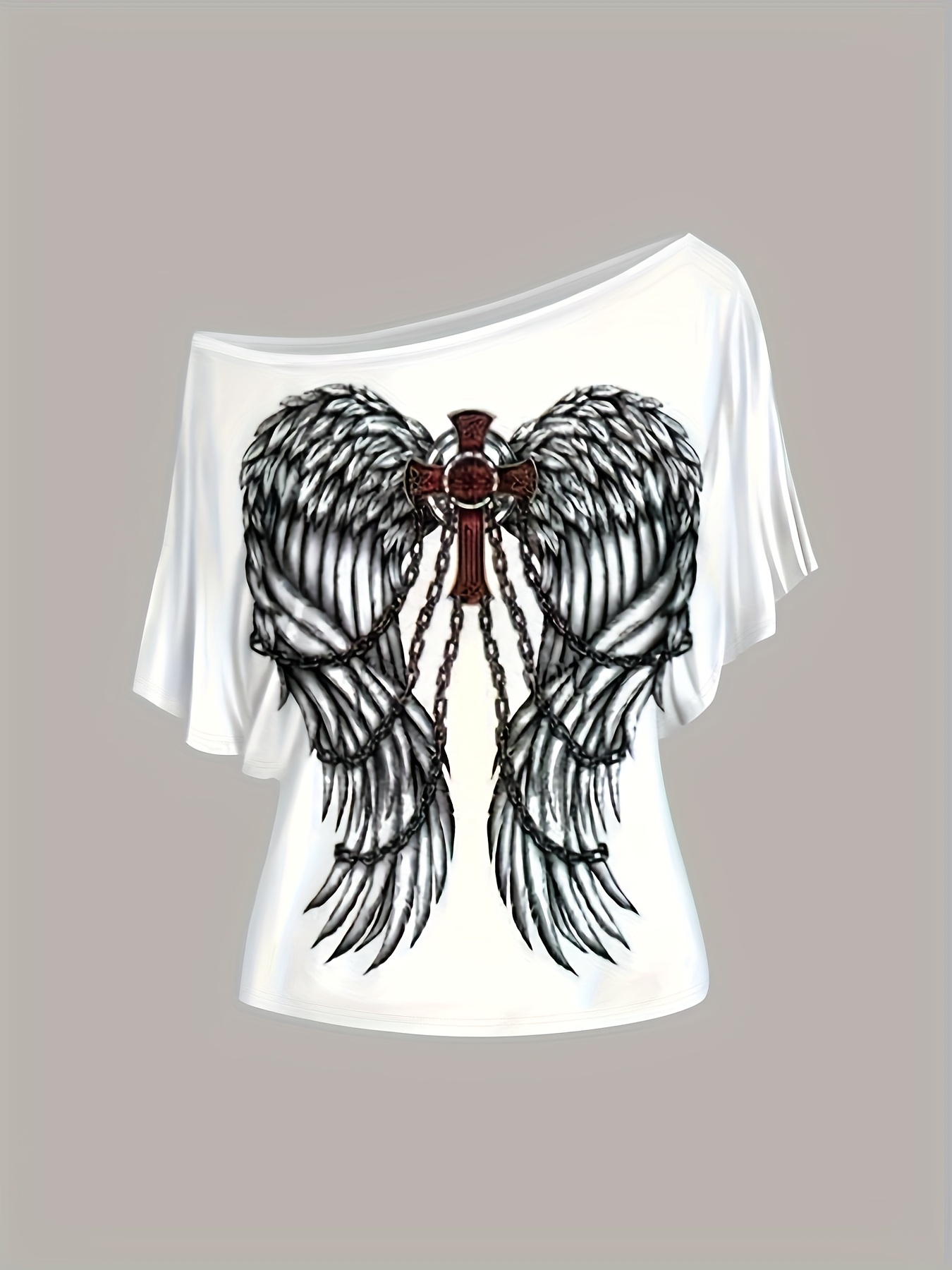 angel t shirt sold on Temu United States