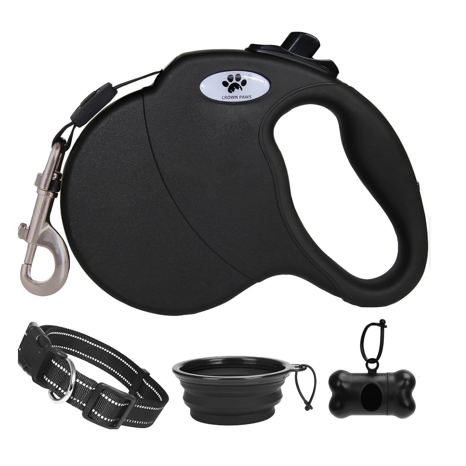4pcs Retractable Dog Leash Heavy Duty for Large Dogs