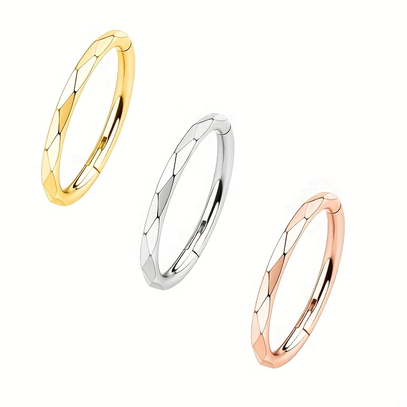Exquisite Seamless Hoop Nose Ring, 316 Stainless Steel