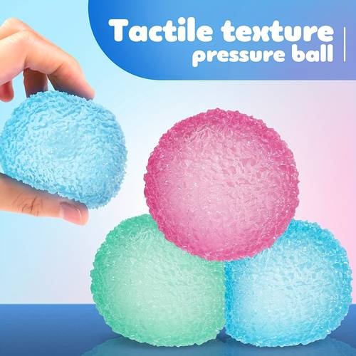 multi color decompression lychee ball maltose gel decompression toy sensory stimulation toy sensory stimulation ball for adhd patients office fingertip stress relief ball classroom rewards holiday gifts