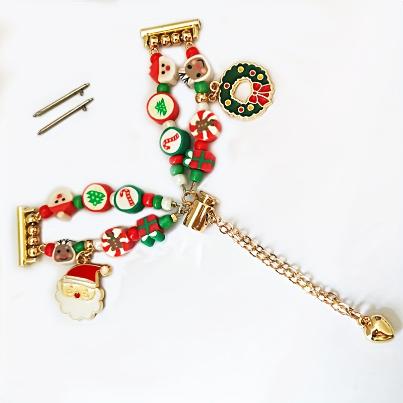 TEMU A Christmas-themed Smartwatch Strap Featuring Holiday Decorations, Suitable As A Gift For The For For Galaxy Watch 7/6/5/4/active2 Classic