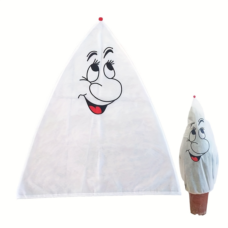 1 Pack Of Non-woven Snowman Plant Cover Designed For Shrubs And Flowers, A Breathable Frost-resistant Blanket Suitable For Gardens In For Cold Weather To Against Frost And Animals