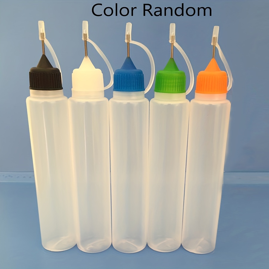 5pcs Pottery Painting Squeeze Bottle - Easy Diy Tool For Precise Mud Application (random Color)