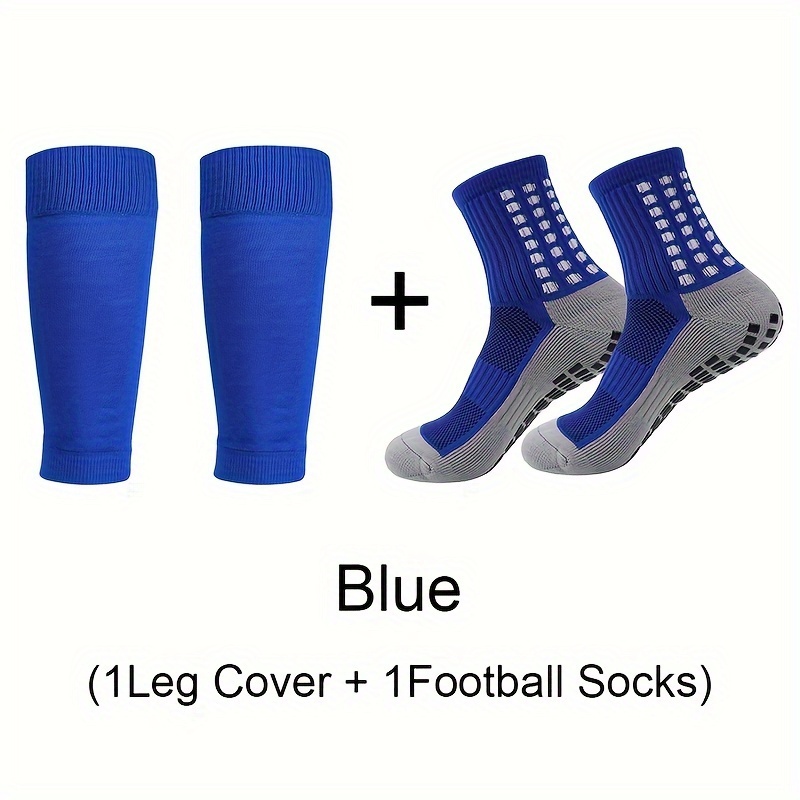 

Set Of Anti-slip Silicone Bottom Football Socks, High And Breathable Towel Bottom Sports Socks For Running, Cycling, Hiking And Football