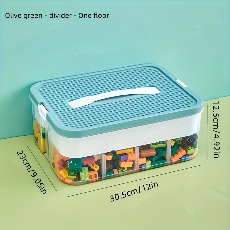 Plastic Toys Storage Box Multi layer Portable Storage Basket