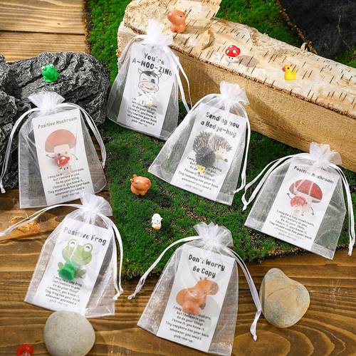 Obrázok položky darček pre ňu/neho 90ks darčeky pre ocenenie pre zamestnancov darčeky s poďakovaním pozitívne živicové kačice žaby kapibary ježkovy hríby motivačné žartovné poznámky darček pre zamestnancov spolupracovníkov tímu učiteľa kancelárske vreckové darčeky