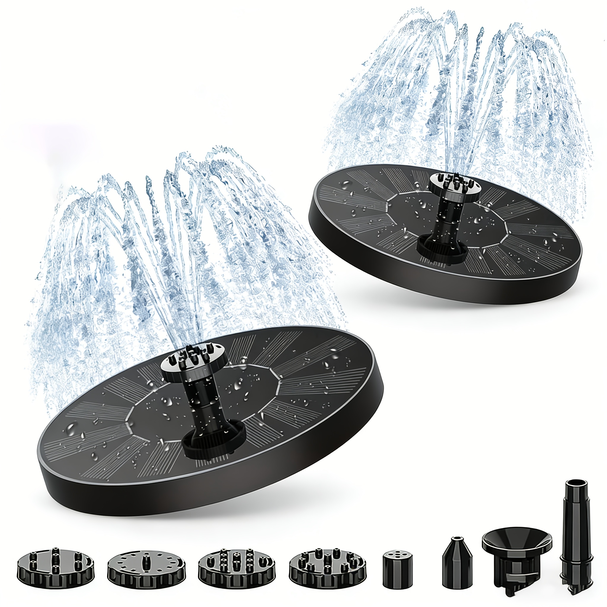 Mini visokokakovostna solarna črpalka za , solarna fontana, solarna fontana za zunanjo uporabo za vrt, solarna fontana za ptičjo kopel, funkcij