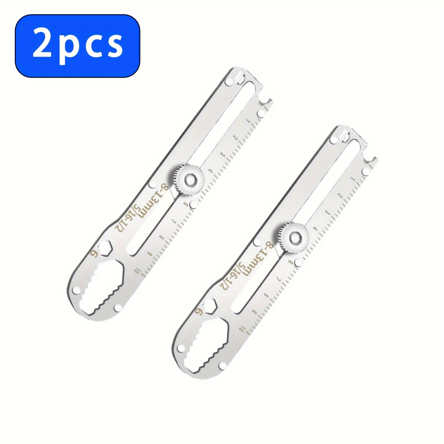 

12-in-1 Stainless Steel Utility Knife Holder - Manual Retractable Handle, Multi-functional Office/home Use