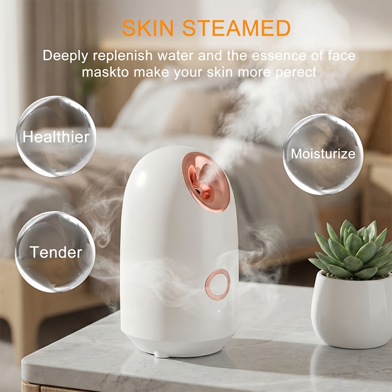 Facial Beauty Device Steam Facial | Ideal for Dry Skin Home SPA | Perfect Gift for Facial And Nose Care, Suitable for Both Men And Women | Great Choice for Home Use, Christmas And New Year Gift, Valentine's Day Present