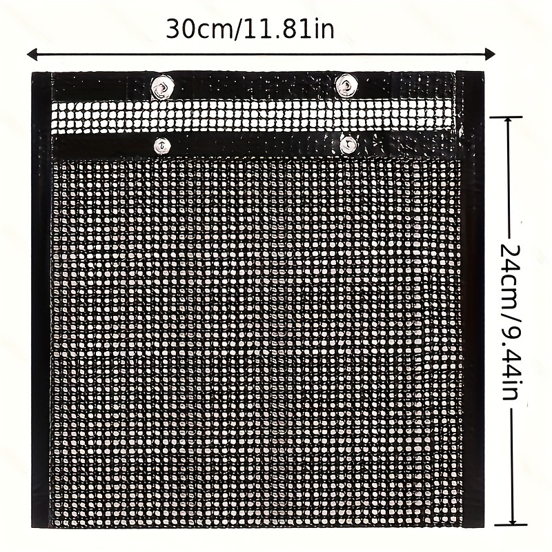 1pc Mesh Grill Bags Reusable Bbq Barbecue Bags For Charcoal Gas Smokers Bbq Bags Jt41
