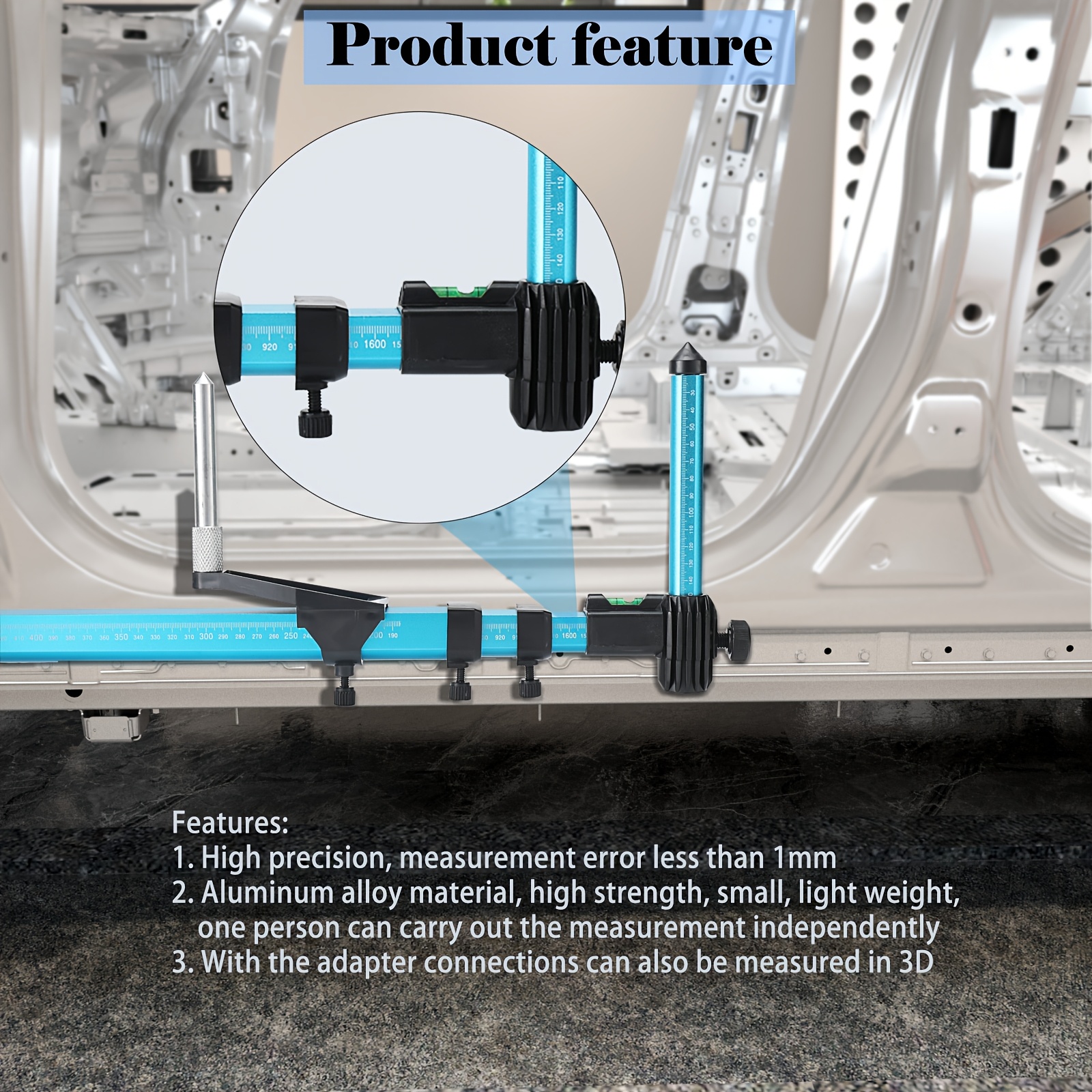 2D Auto Body Measuring System for Car Body Collision Repair