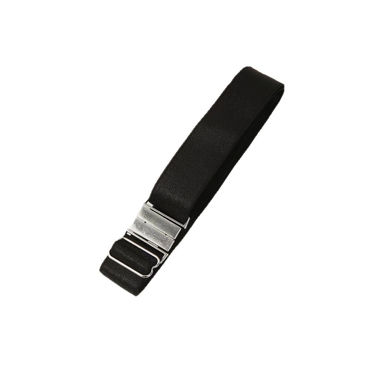 TEMU 2-pack Adjustable Garter Straps - Anti-slip & Stay-up Support For Over-the-knee & Calf Socks