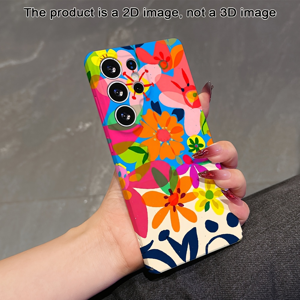 TEMU Phone Case - Vibrant 2d Print Phone Case For Galaxy S26 S25 S24 A37 A57 A56 A26 A36 A17 A55 A35 A05 A14 A24 A34 A54 A16 A25 A15 A23 A53 A33 A73