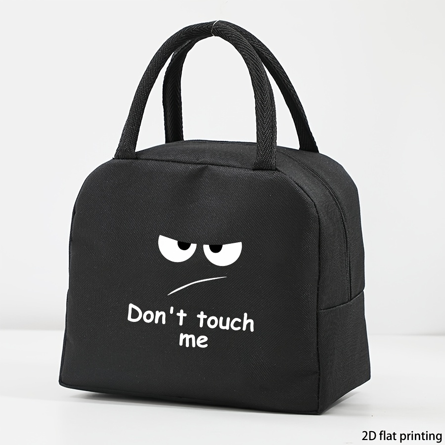 TEMU Me Pattern Printed Pattern Printed Handbag, Large Capacity Handheld Bag, Convenient And Portable Storage Method, Suitable For Office Workers And