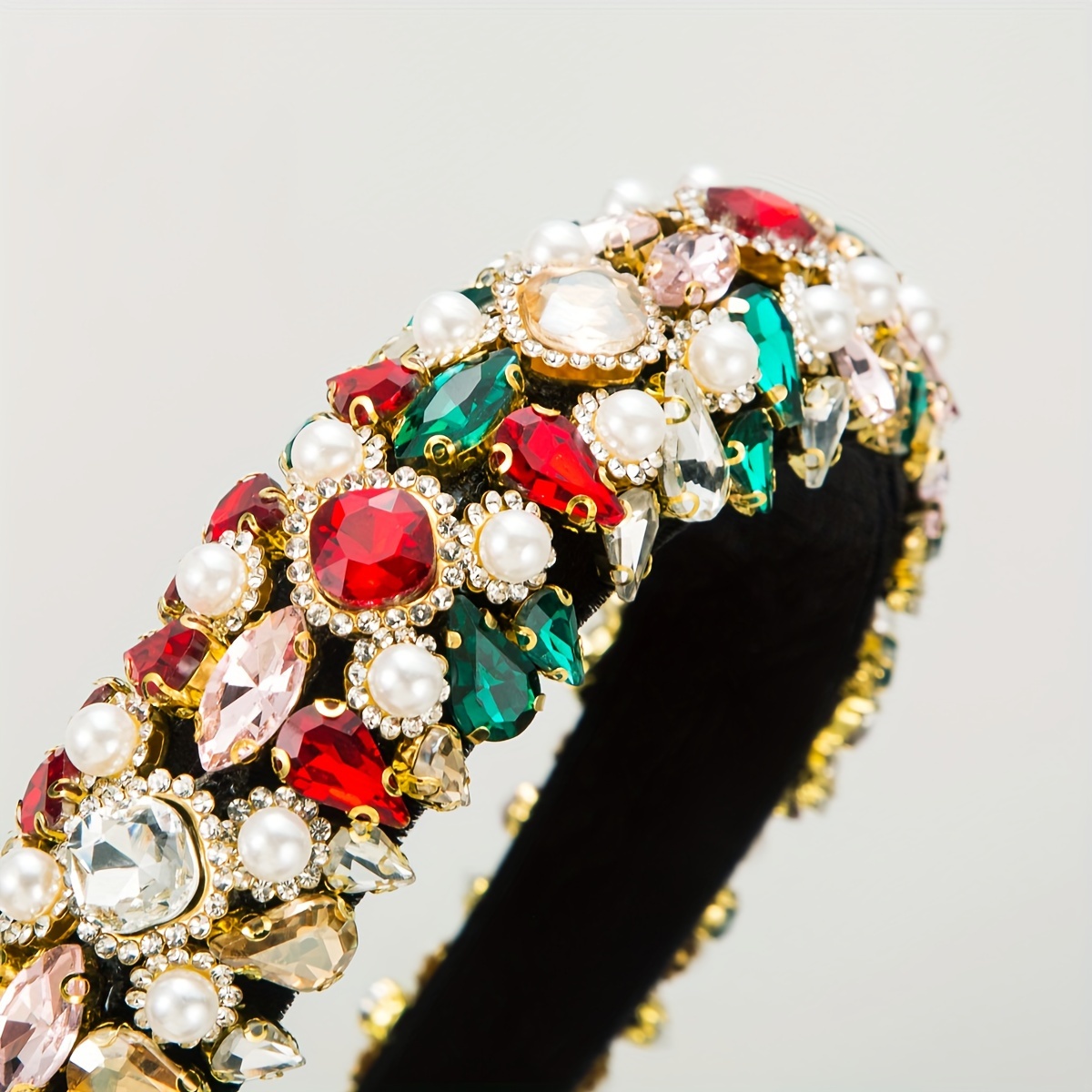 1pc vintage baroque embellished wide headband - Temu Georgia display picture 2