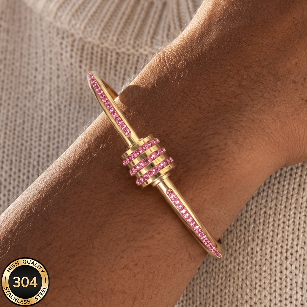 18K Golden Plated Minimalist Single Bangle, Unisex