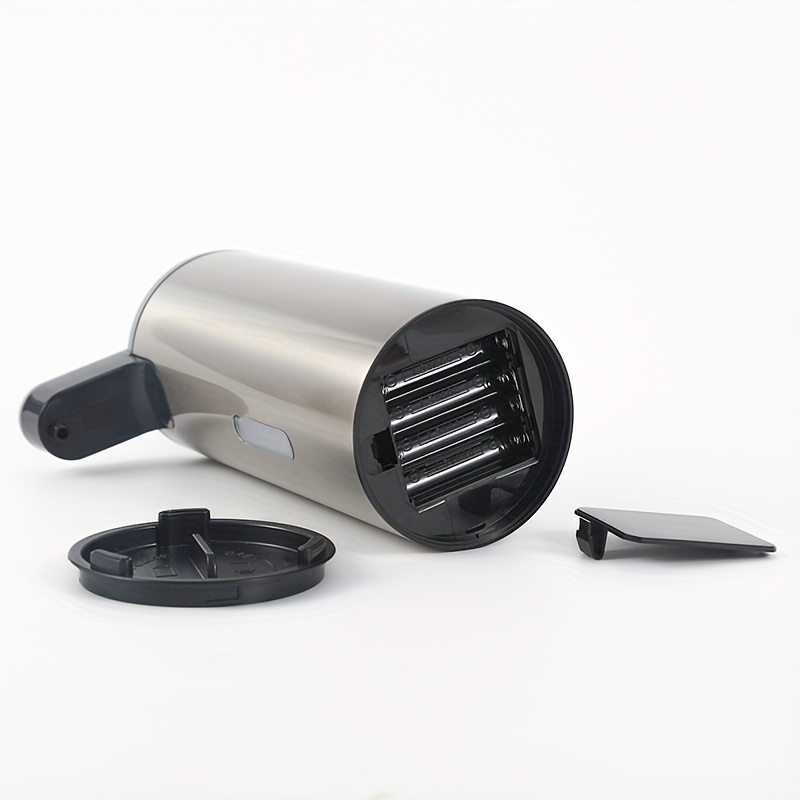 ultimate 2001 Stainless Steel Automatic Soap Dispenser with Infrared Sensor - Touchless Hygienic Design, No Press/No Touch Operation, Immediate Liquid Dispensing for Bathroom, Kitchen, Office - Battery Powered (AAA Not Included), Hand Soap Dispenser, Kitchen Sink Accessory, Modern Metallic Finish, Sleek Cylindrical Design, Durable Metallic Construction 18 2001 Stainless Steel Automatic Soap Dispenser with Infrared Sensor - Touchless Hygienic Design, No Press/No Touch Operation, Immediate Liquid Dispensing for Bathroom, Kitchen, Office - Battery Powered (AAA Not Included), Hand Soap Dispenser, Kitchen Sink Accessory, Modern Metallic Finish, Sleek Cylindrical Design, Durable Metallic Construction