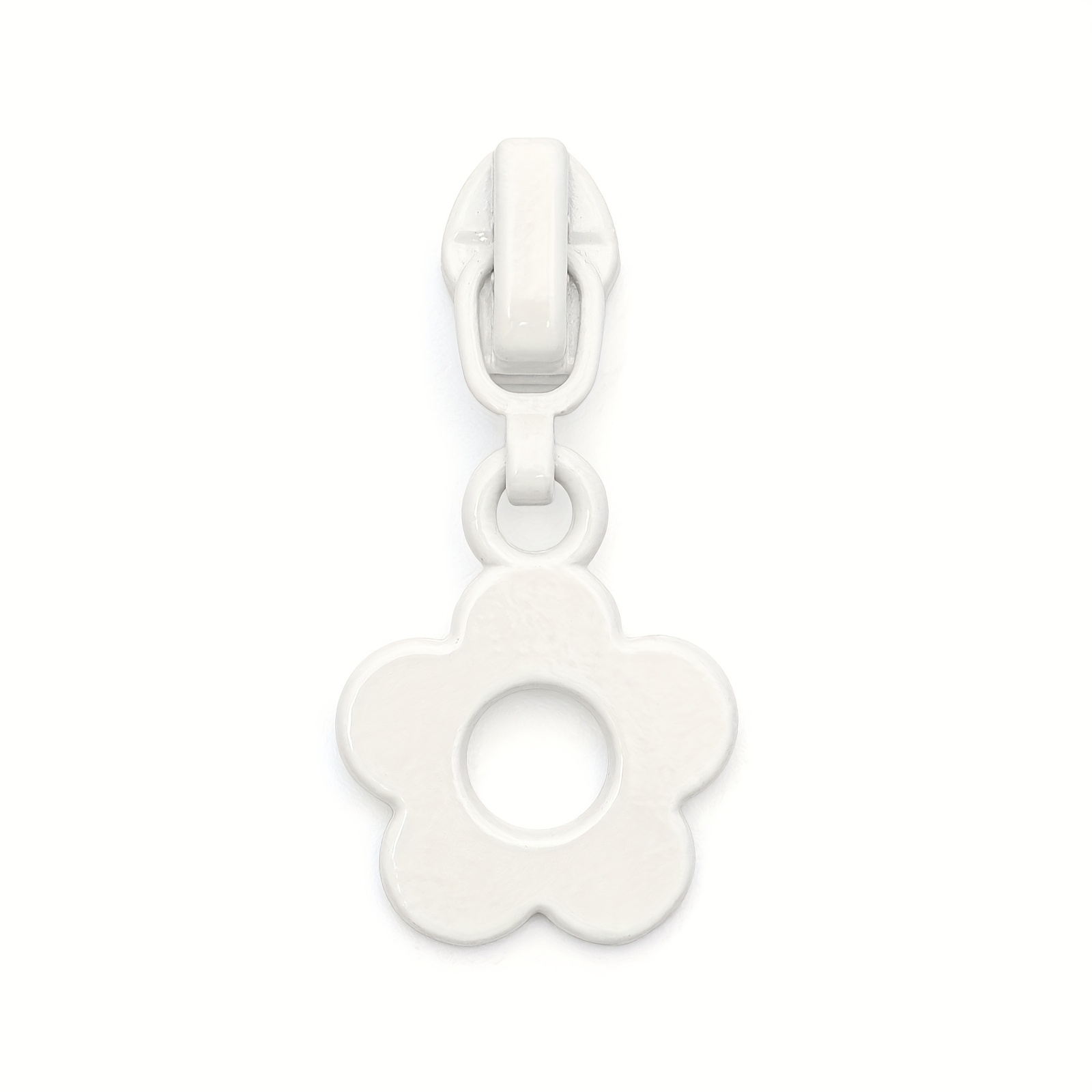 TEMU Cute Floral Zipper Pulls, 3rd Size Nylon Zipper Heads, Suitable For Home Sewing Handmade Replacement Zipper Heads, Zipper Replacement, Zipper