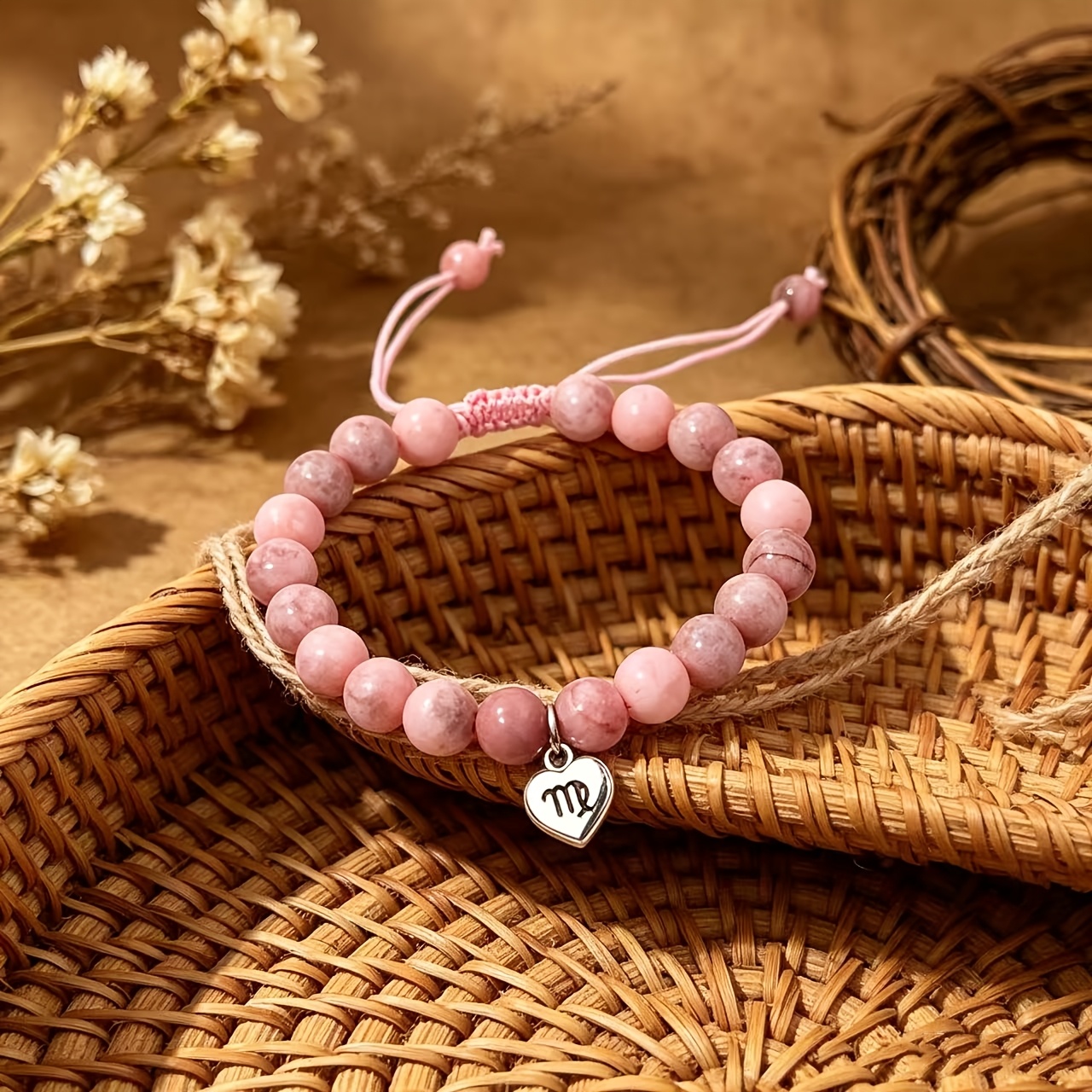 Couple's Zodiac Stretch Bead Bracelet Set, Gift