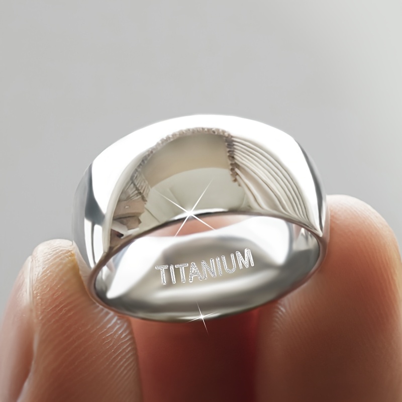 Titanium Couple's Ring - Timeless Non Fading Design