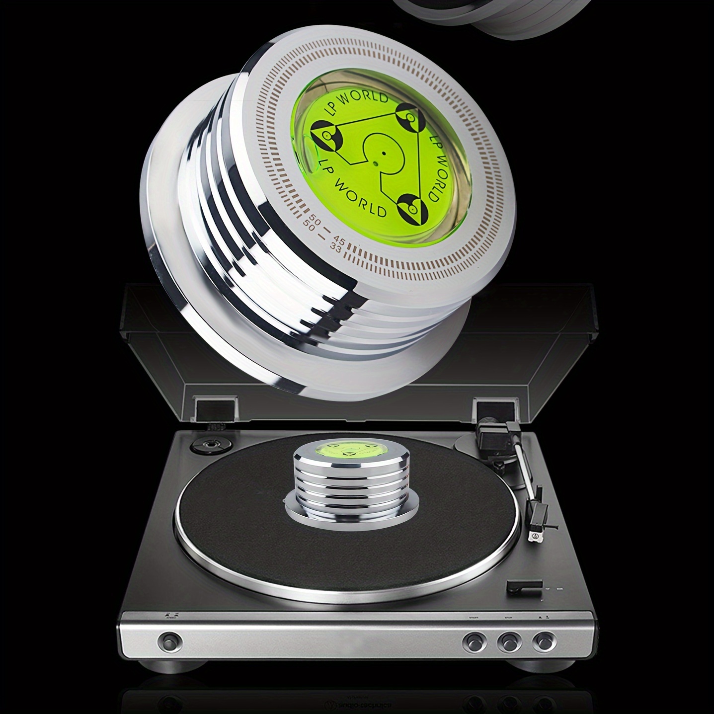 

High-precision Vinyl Record - Aluminum Alloy, Level For & , Ideal For Djs, No Battery Required