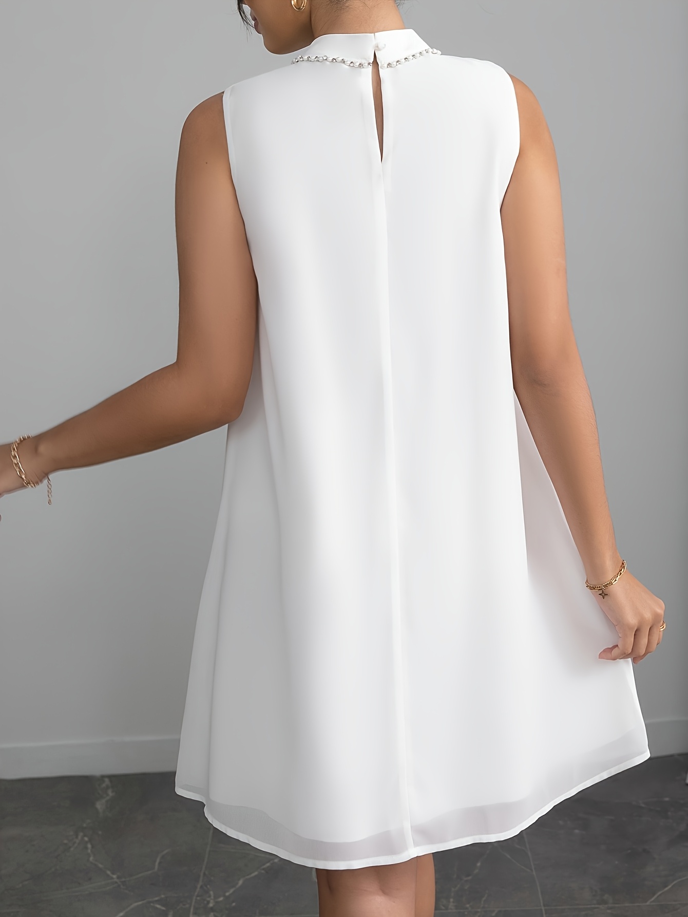 sachin and babi light blue dress Alaska Diamond V-Neck Dress