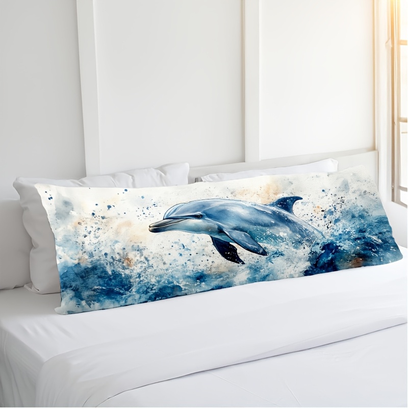 

Body Pillow Cover, Short Plush, Double-sided Print, Zippered, 54 X 20 Inch - Ideal For Bedroom, Bedding, Sofa Decor, Hypoallergenic, Machine Washable, No Insert Included