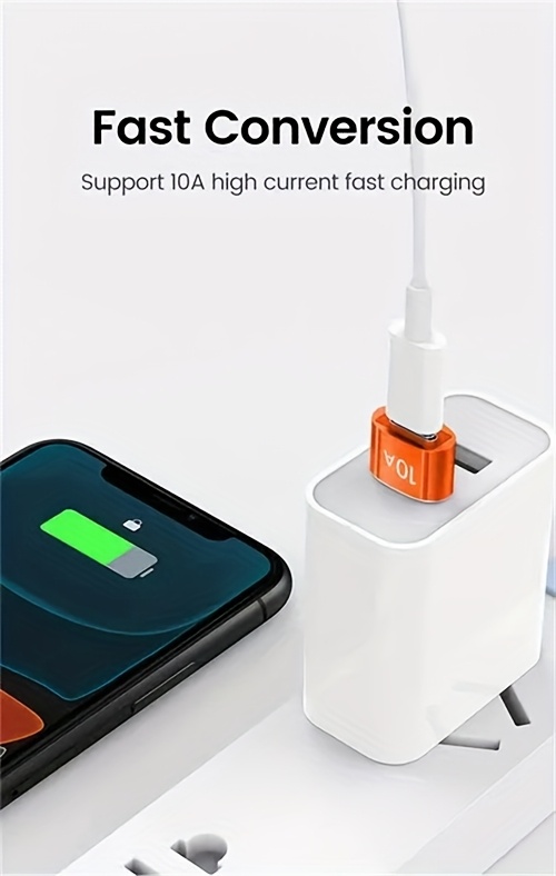 адаптер 10a usb3.0 на type c, быстрое зарядное устройство, разъем type c ( ) на usb ( ), otg-переходник для ноутбука xiaomi samsung usb-c otg Детали 6