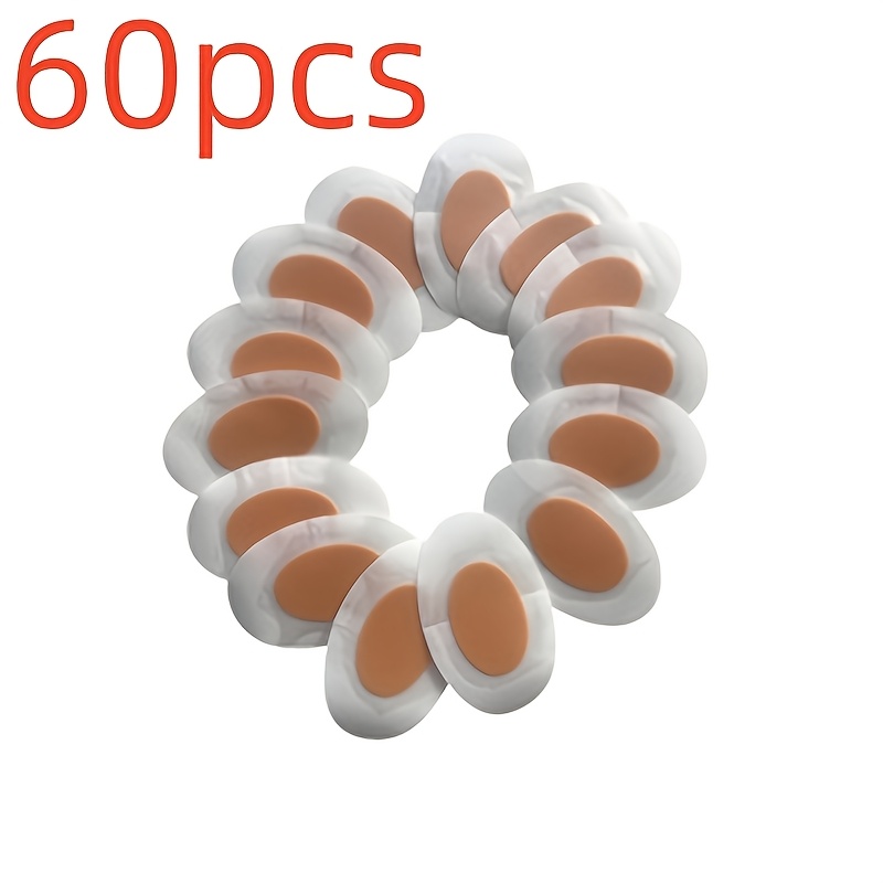 Image of 60pcs Of Transparent Gel Anti-blister Patches, Heel Protectors, Forefoot Gel Cushion Pads, Waterproof