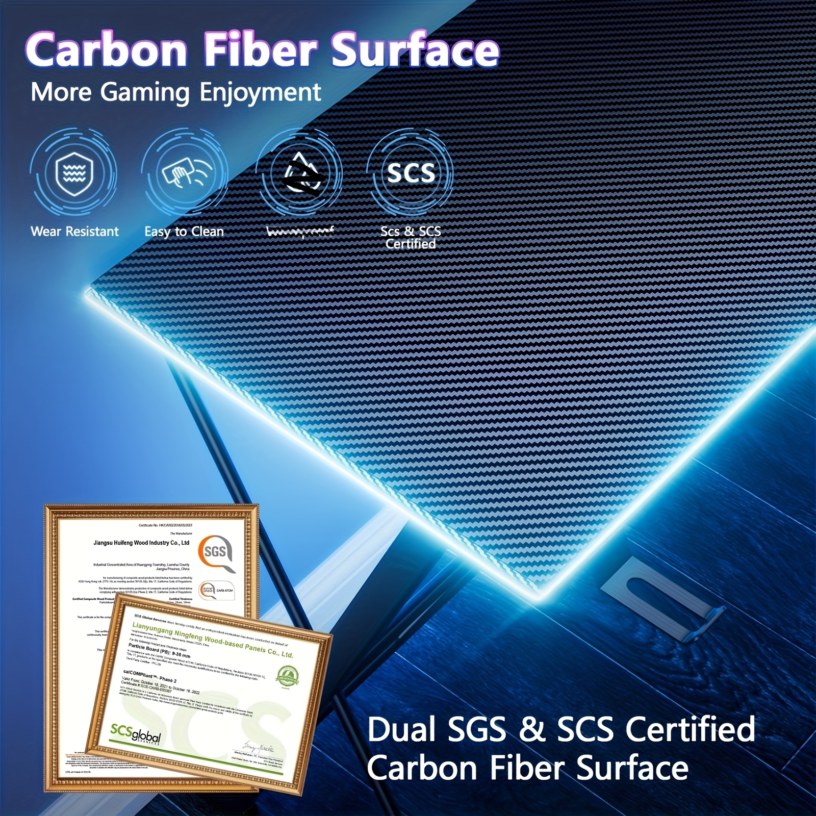 Mr IRONSTONE 51 Inch L-Shaped Gaming Desk with Display Stand-like Top (Compatible with PC/Laptop/Tablet) - Heavy-Duty Metal Frame & X-Legs, Easy Assembly Computer Table for Home Office, Esports Setup, Corner Desk, No Wood, Black (Game