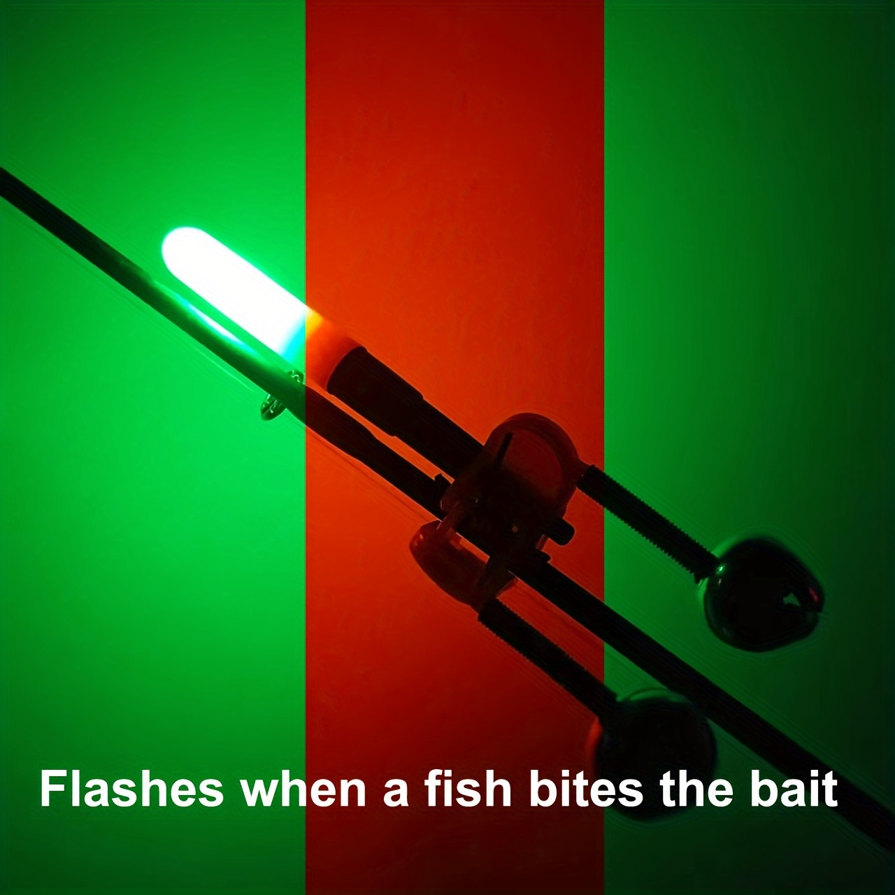 High Brightness Led Rod Tip Indicator Night Vision Sea Rod Bite Alarm High Visibility Rockfishing Glow Stick