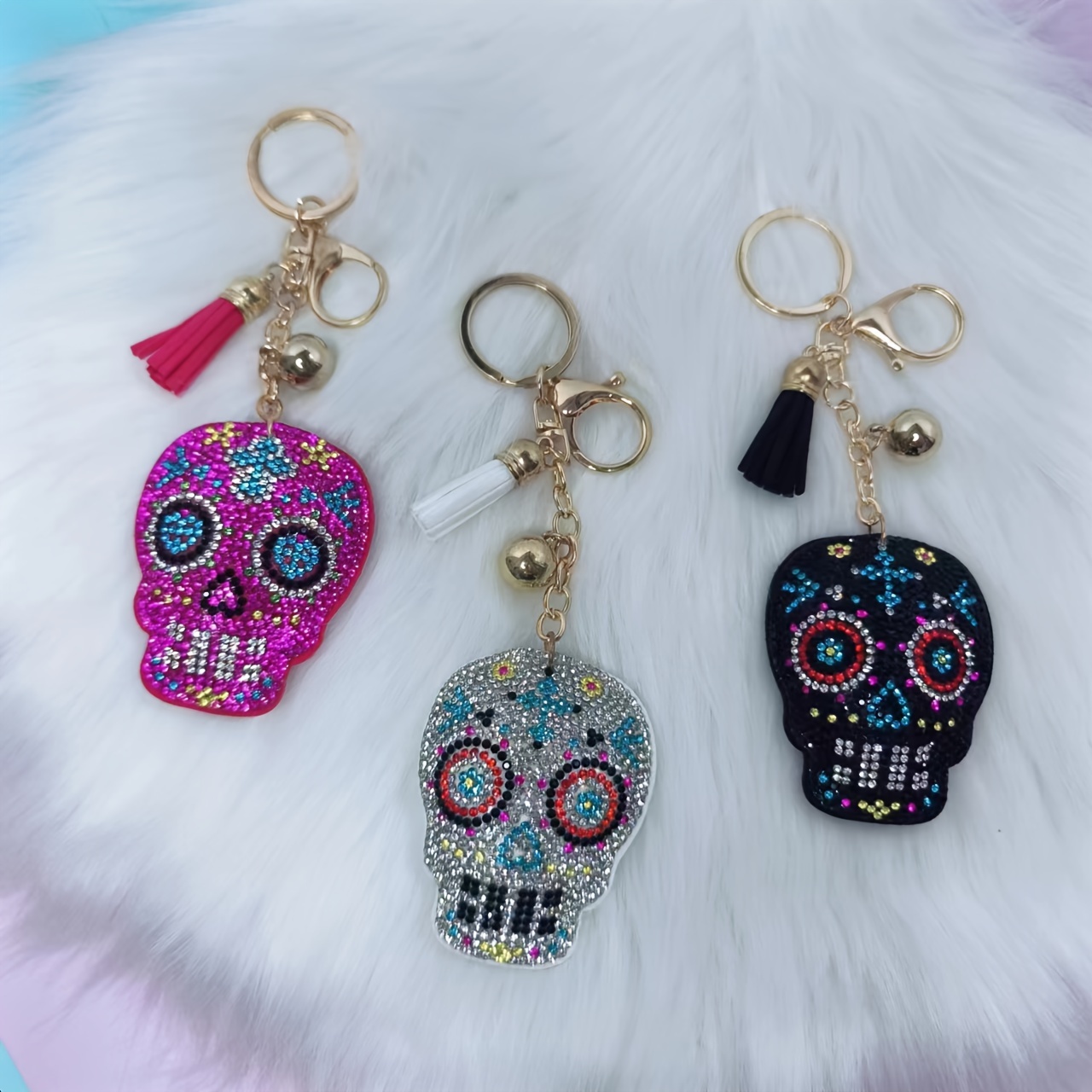 

1pc Skull Keychain , Keyring