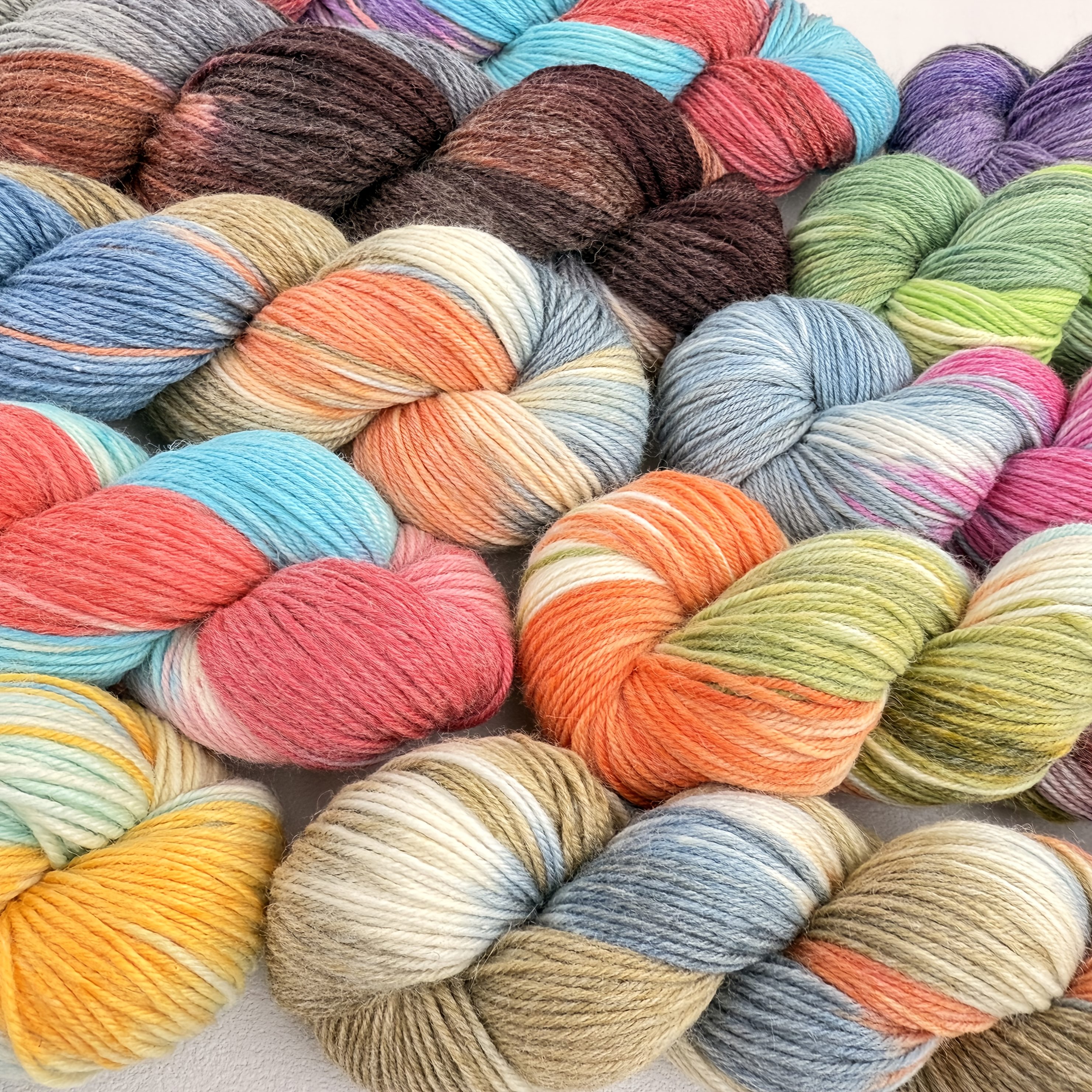 90 merino wool 10 nylon soft comfortable multi colored hand   yarn for knitting sweaters jackets hats scarves socks blankets shawls diy craft yarn craft yarn soft texture durable yarn 0